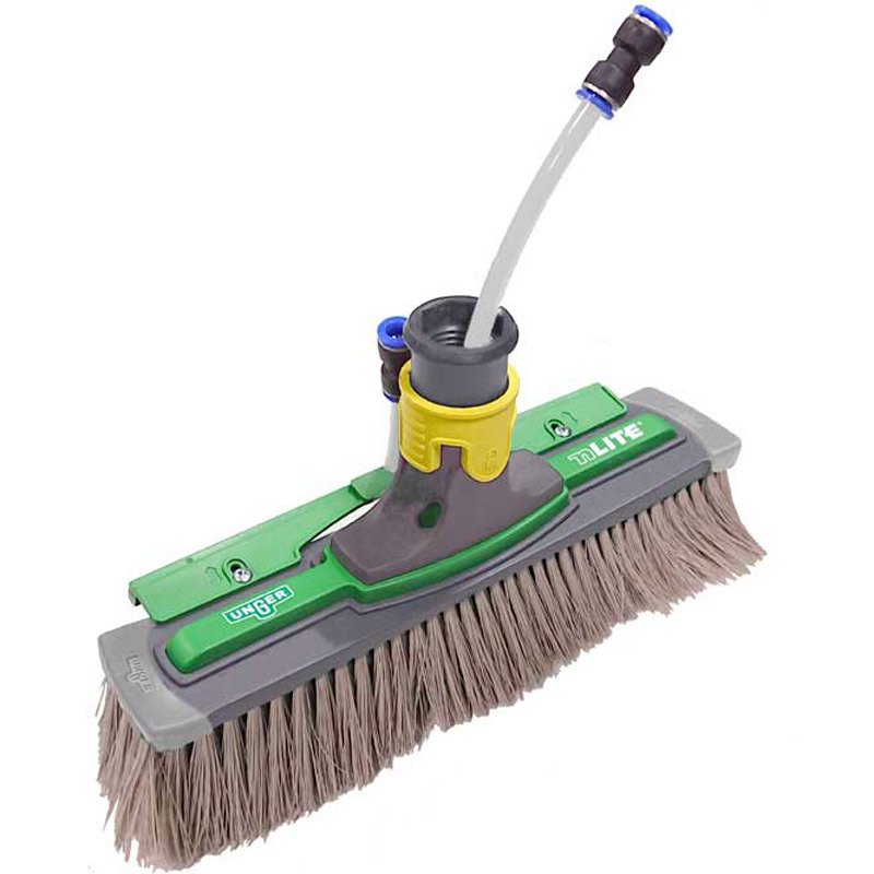 Brosse nLITE Power complète, 28cm, poils non fleurée (gris)